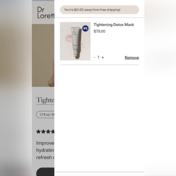 5/75$ DR. LORETTA Tightening Detox Mask - Picture 11 of 13